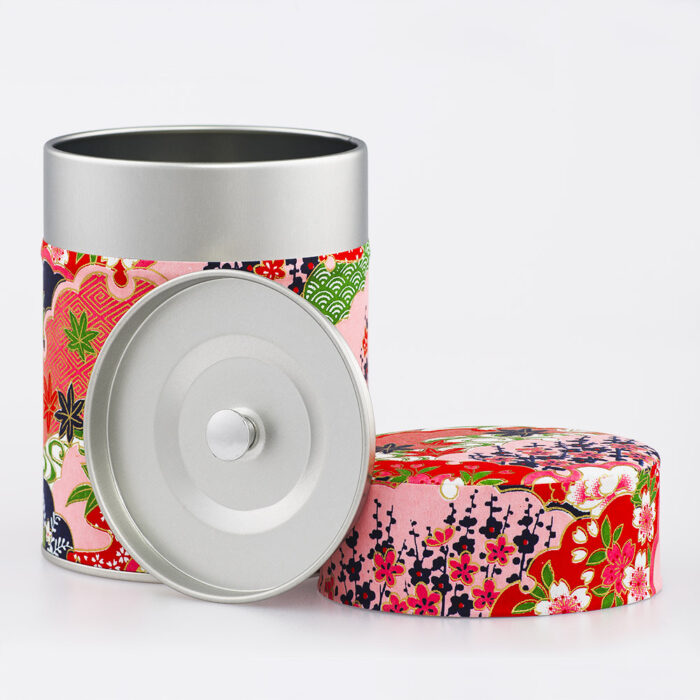 Scatola da tè washi chiyogami fatta a mano in Francia - Anan