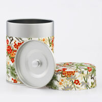 Boîte à thé washi chiyogami artisanale française - Fukugawa