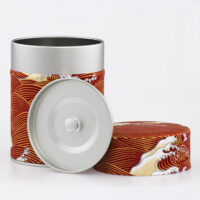Boîte à thé washi chiyogami artisanale française - Gobo