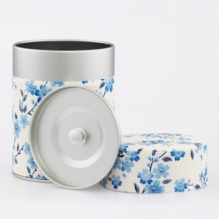 Boîte à thé washi chiyogami artisanale française - Hidaka