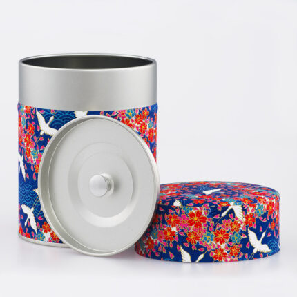 Boîte à thé washi chiyogami artisanale française - Hokin
