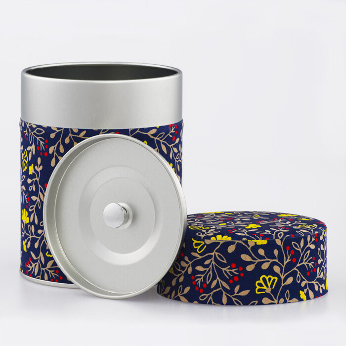 Boîte à thé washi chiyogami artisanale française - Imabari