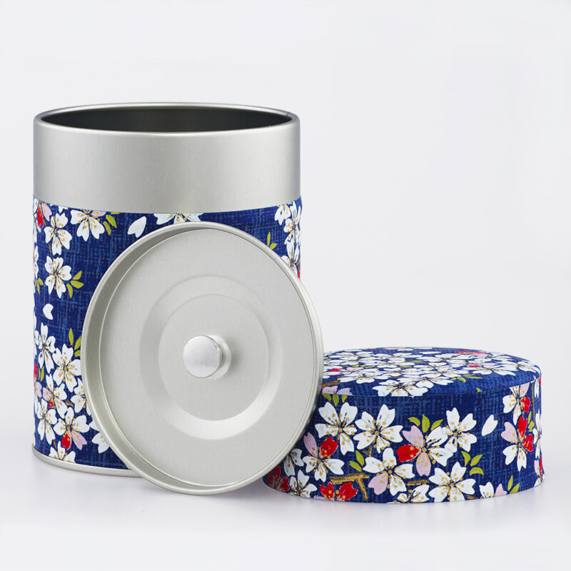 Boîte à thé washi chiyogami artisanale française - Kawazu