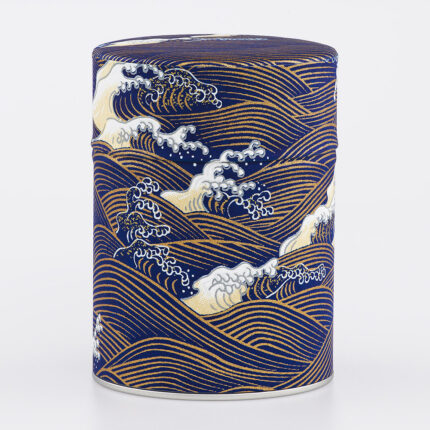 Caja de té washi chiyogami francesa hecha a mano - Kurotaki