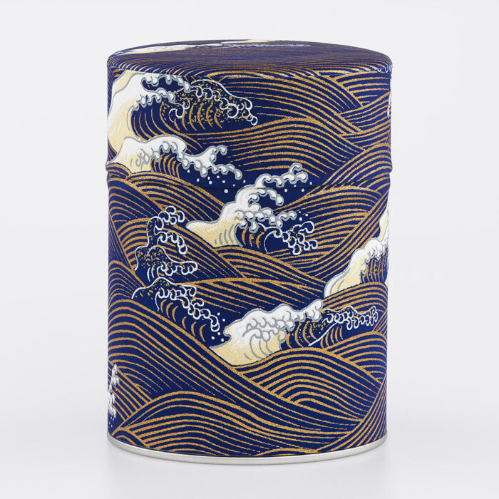 Französische handgemachte Washi Chiyogami Teedose – Kurotaki