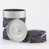 Französische handgemachte Washi Chiyogami Teedose – Kurotaki