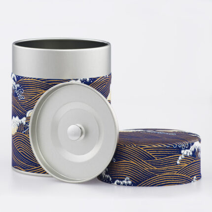Caja de té washi chiyogami francesa hecha a mano - Kurotaki