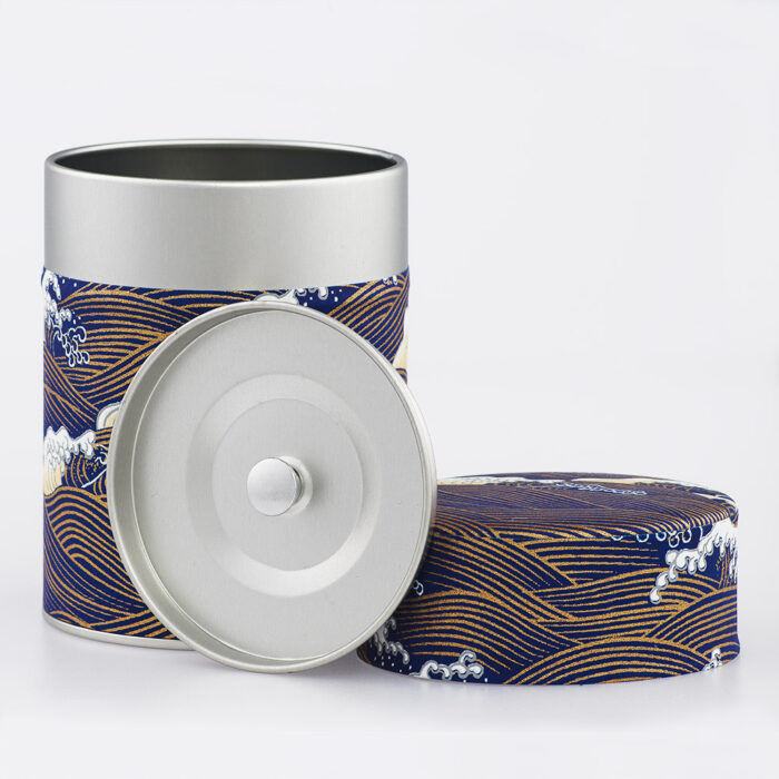 Französische handgemachte Washi Chiyogami Teedose – Kurotaki
