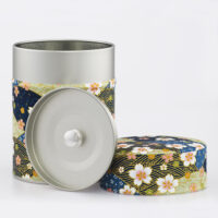 Boîte à thé washi chiyogami artisanale française - Mihama
