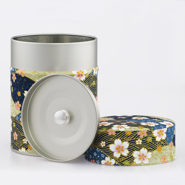 Boîte à thé washi chiyogami artisanale française - Mihama
