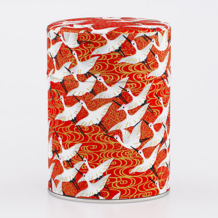 Boîte à thé washi chiyogami artisanale française - Minabe