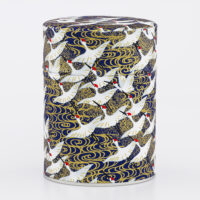 Boîte à thé washi chiyogami artisanale française - Norisuke