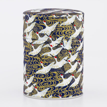 Boîte à thé washi chiyogami artisanale française - Norisuke