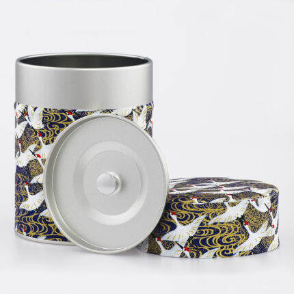 Boîte à thé washi chiyogami artisanale française - Norisuke