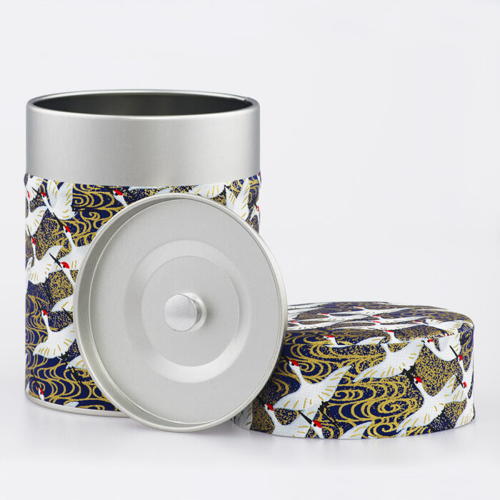 Boîte à thé washi chiyogami artisanale française - Norisuke