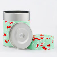 Boîte à thé washi chiyogami artisanale française - Sakana