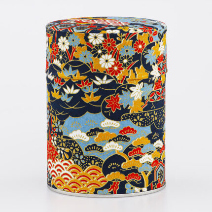 Boîte à thé washi chiyogami artisanale française - Sanuki