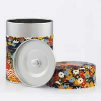 Boîte à thé washi chiyogami artisanale française - Sanuki