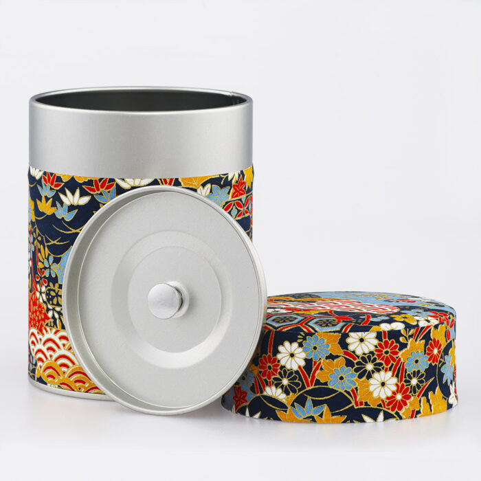 Boîte à thé washi chiyogami artisanale française - Sanuki