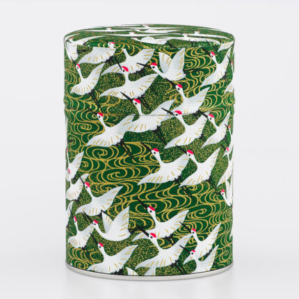 Boîte à thé washi chiyogami artisanale française - Seicho