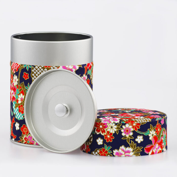 Boîte à thé washi chiyogami artisanale française - Tamano