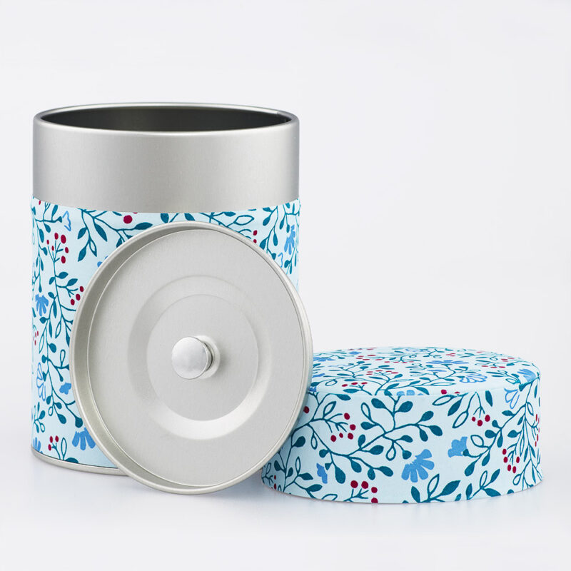 Boîte à thé washi chiyogami artisanale française - Uchiko