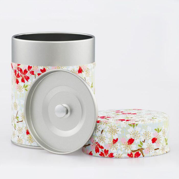 Scatola da tè washi chiyogami fatta a mano in Francia - Yanai