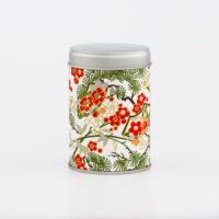 Petite boîte à thé washi chiyogami artisanale française - Fukugawa