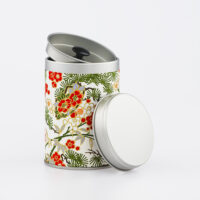 Petite boîte à thé washi chiyogami artisanale française - Fukugawa