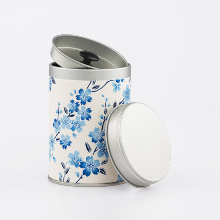 Petite boîte à thé washi chiyogami artisanale française - Hidaka