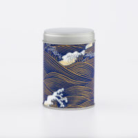 Petite boîte à thé washi chiyogami artisanale française - Kurotaki