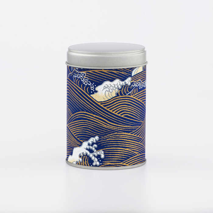 Petite boîte à thé washi chiyogami artisanale française - Kurotaki