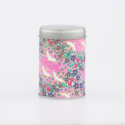 Petite boîte à thé washi chiyogami artisanale française - Masuda