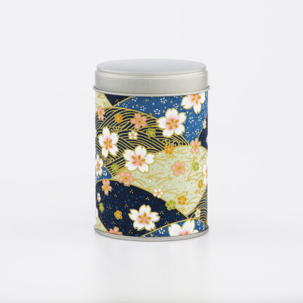 Petite boîte à thé washi chiyogami artisanale française - Mihama