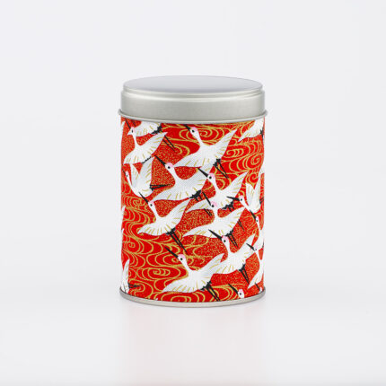 Petite boîte à thé washi chiyogami artisanale française - Minabe