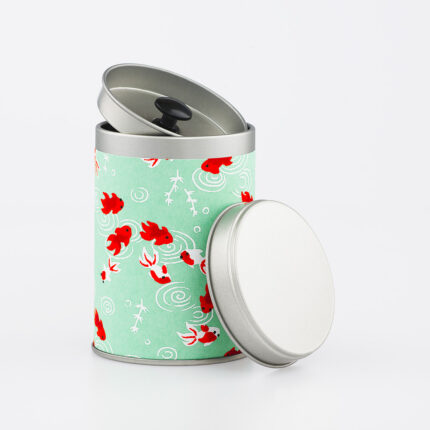 Petite boîte à thé washi chiyogami artisanale française - SAkana