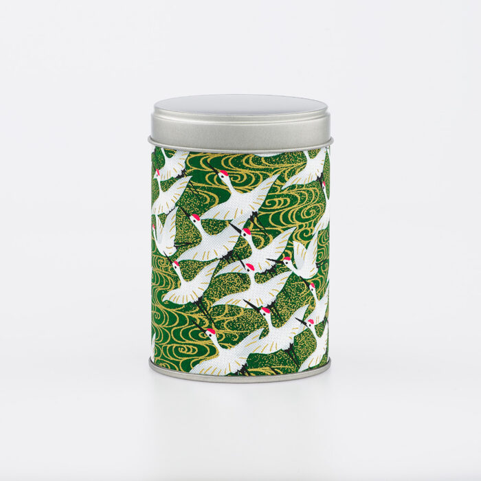 Petite boîte à thé washi chiyogami artisanale française - Seicho