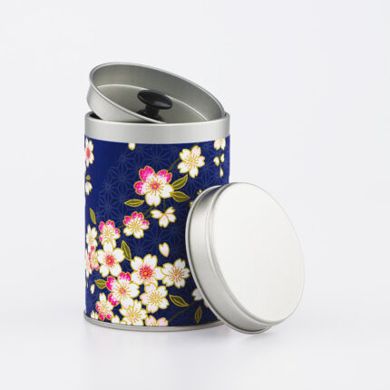 Petite boîte à thé washi chiyogami artisanale française - Soshino
