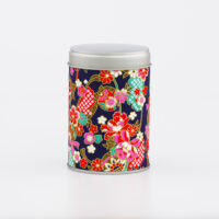 Petite boîte à thé washi chiyogami artisanale française - Tamano