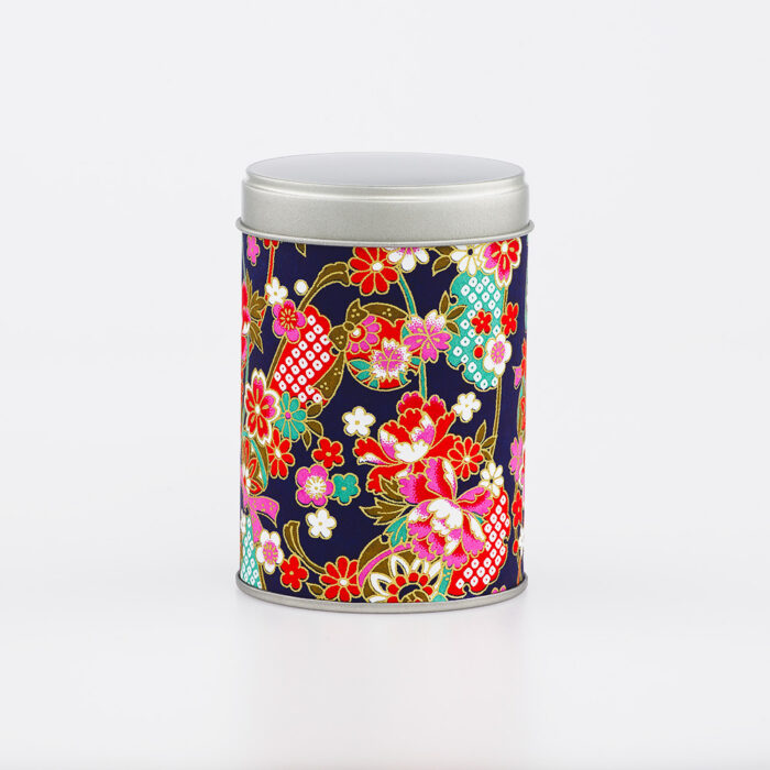 Petite boîte à thé washi chiyogami artisanale française - Tamano