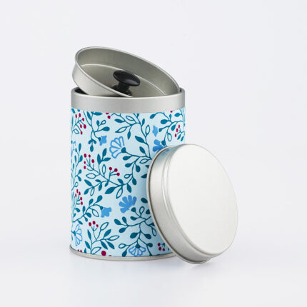 Petite boîte à thé washi chiyogami artisanale française - Uchiko