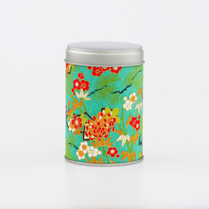 Petite boîte à thé washi chiyogami artisanale française - Yatsumi