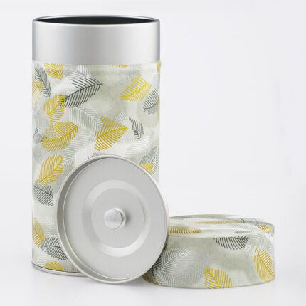 Grande boîte à thé washi chiyogami artisanale française - Akemi