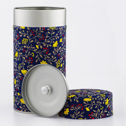 Grande boîte à thé washi chiyogami artisanale française - Imabari