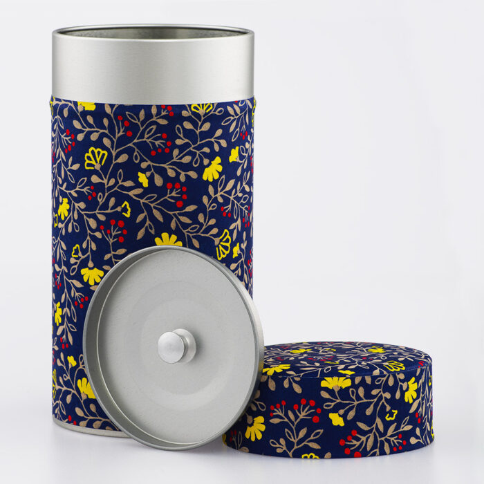 Grande boîte à thé washi chiyogami artisanale française - Imabari