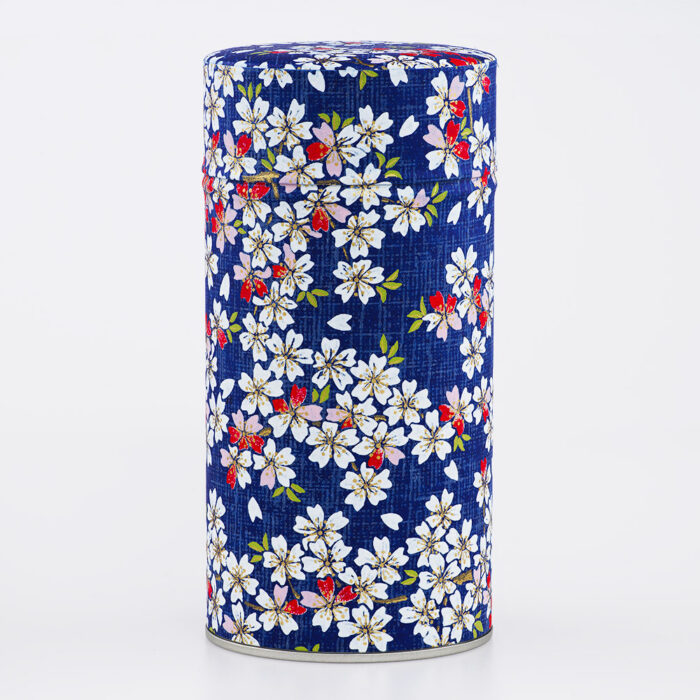 Grande boîte à thé washi chiyogami artisanale française - Kawazu
