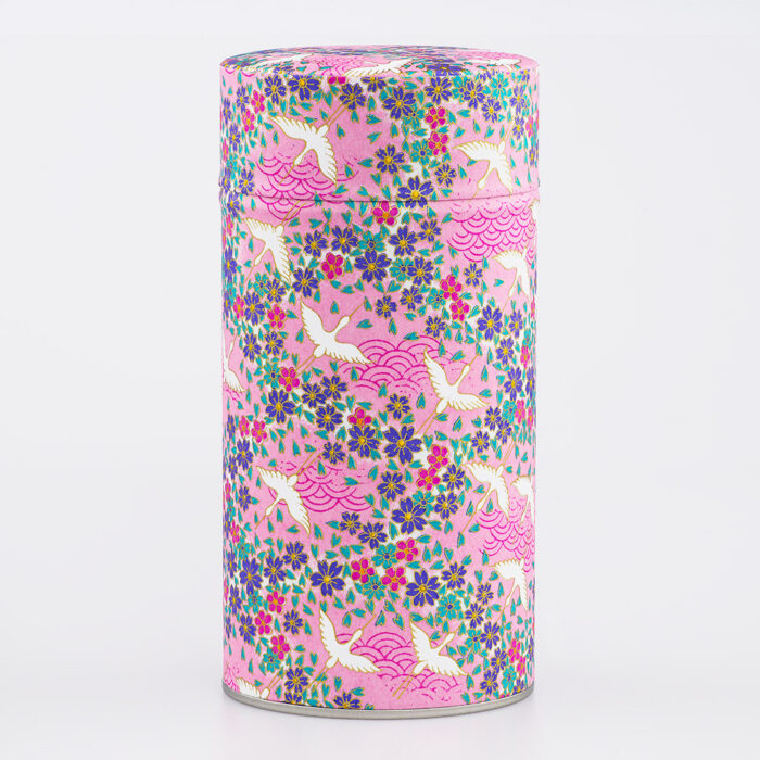 Grande boîte à thé washi chiyogami artisanale française - Masuda