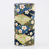 Grande boîte à thé washi chiyogami artisanale française - Mihama