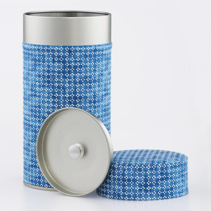 Grande boîte à thé washi chiyogami artisanale française - Sakuma