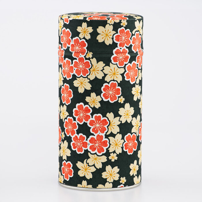 Grande boîte à thé washi chiyogami artisanale française - Satomi